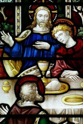 Download A Stained Glass Window of Jesus Christ at the Last Supper: Blank 150 Page Lined Journal for Your Thoughts, Ideas, and Inspiration -  | ePub