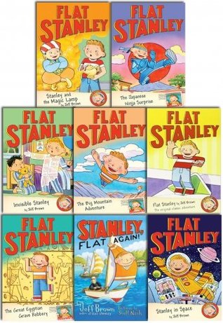 Download The Flat Stanley Adventure Series 8 Books Collection Set (The Big Mountain Adventure, The Japanese Ninja Surprise, The Great Egyptian Grave Robbery, Flat Stanley, Stanley Flat Again, Stanley and the Magic Lamp, Stanley in Space, Invisible Stanley) - Jeff Brown | ePub