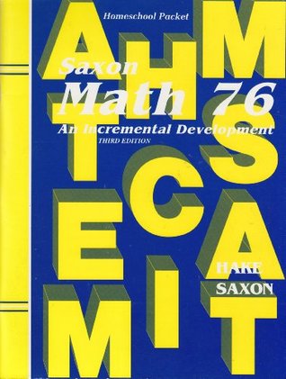 Full Download Homeschool Packet for Saxon Math 76 An incremental development, 3rd Ed (Answers) - John Saxon file in ePub