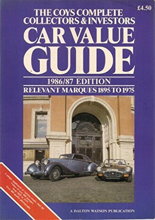 Read Coy's Complete Collectors' and Investors' Car Value Guide - Julian MacNamara file in PDF