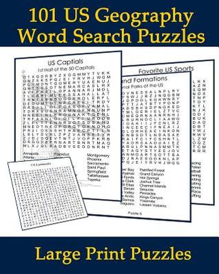 Read Online 101 Us Geography Word Search Puzzles: Large Print Brain Building Entertainment - A.E. Mortensen | ePub