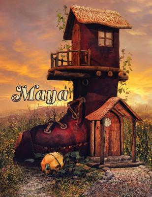 Read Online Maya: Personalized Book with Name, Notebook, Journal, Diary, 105 Lined Pages, 8 1/2 X 11 -  | PDF