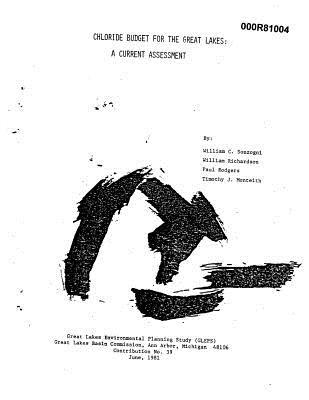 Read Online Chloride Budget for the Great Lakes Current Assessment - U.S. Environmental Protection Agency | PDF