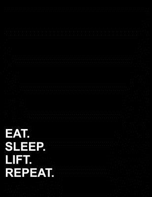 Download Eat Sleep Lift Repeat: Polar Graph Paper Notebook - 1 Inch Centered -  file in ePub