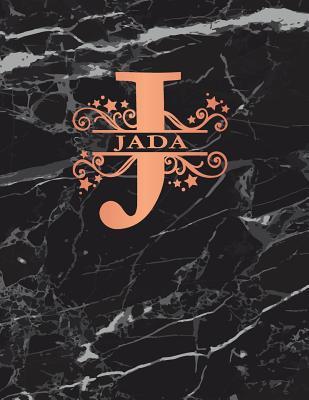 Download Jada: Personalized Journal Notebook for Women or Girls. Monogram Initial J with Name. Black Marble & Rose Gold Cover. 8.5 X 11 110 Pages Lined Journal Paper -  | ePub