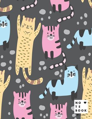 Read Online Notebook by c cher: Cute cats cover and Lined pages, Extra large (8.5 x 11) inches, 110 pages, White paper - C Cher | ePub