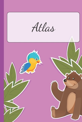 Read Online Atlas: Personalized Name Notebook for Girls Custemized with 110 Dot Grid Pages A custom Journal as a Gift for your Daughter or Wife Perfect as School Supplies or as a Christmas or Birthday Present Cute Girl Diary - Cute Journal Lovers | PDF